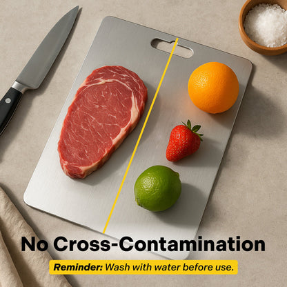 100% Pure Titanium Cutting Board