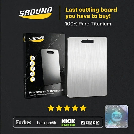 100% Pure Titanium Cutting Board